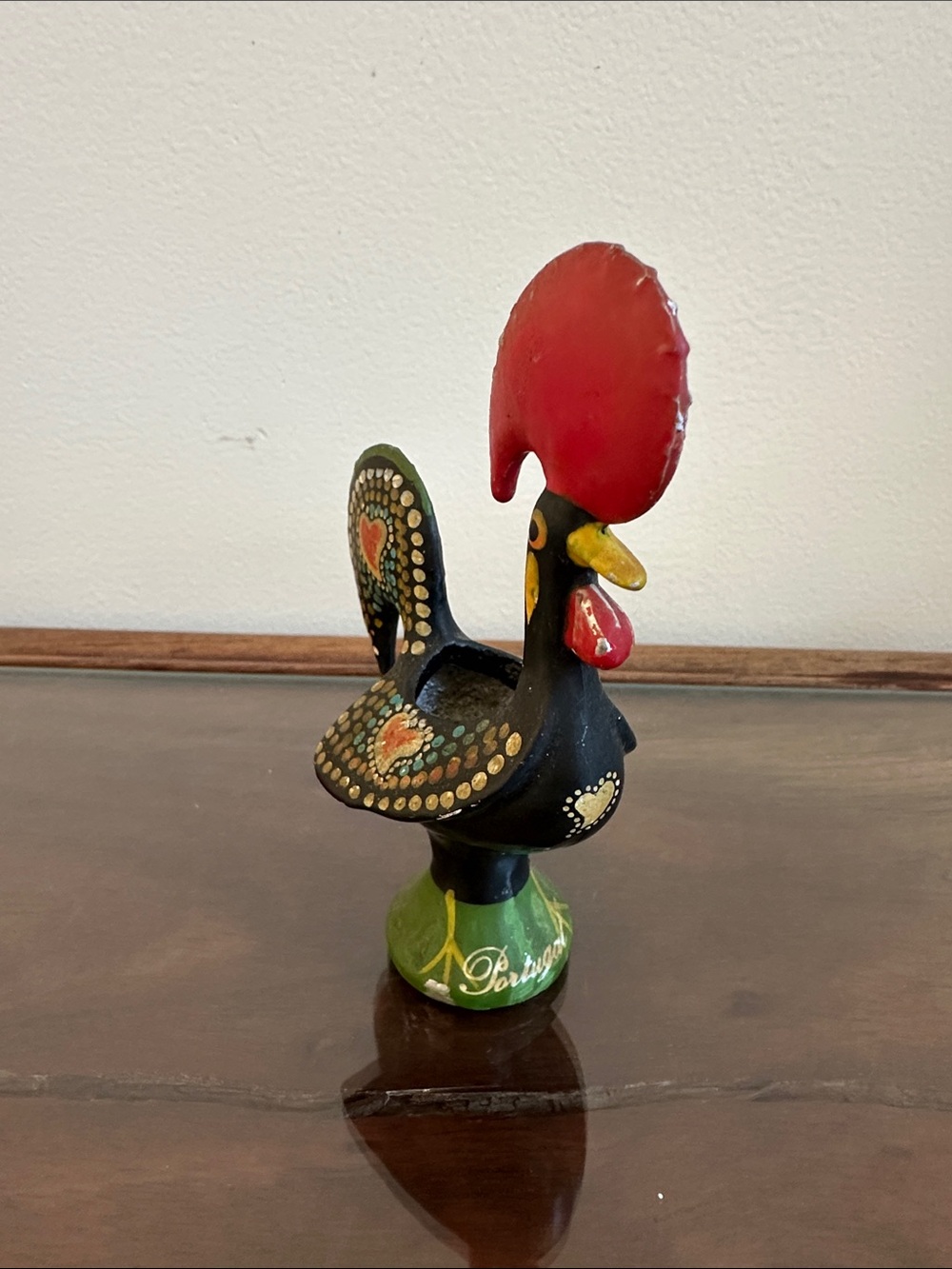 Vintage Hand-Painted Portuguese Rooster of Barcelos